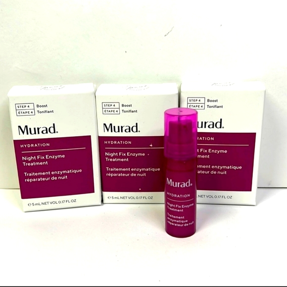Murad Hydration Night Fix Enzyme Treatment bundle of 3pc size to go size - Picture 1 of 1